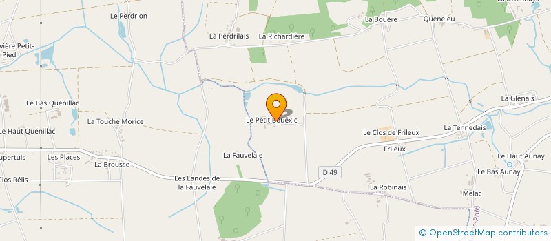 localisation de l'entreprise LA VIGNE  SAINT-MALO-DE-PHILY