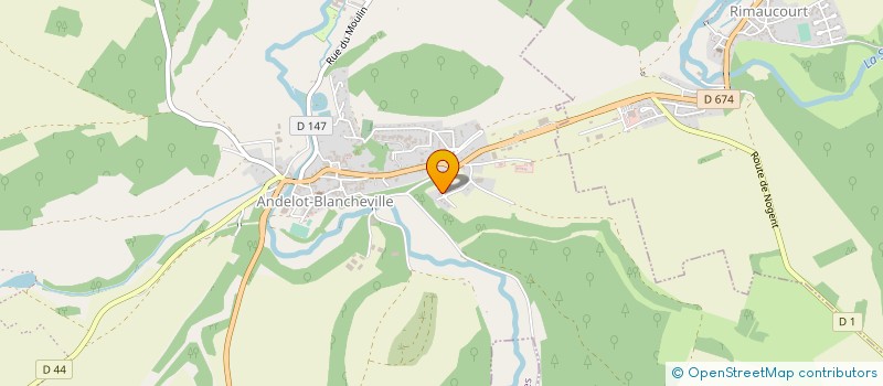 localisation de l'entreprise LA VIGNE ANDELOTIENNE à ANDELOT-BLANCHEVILLE