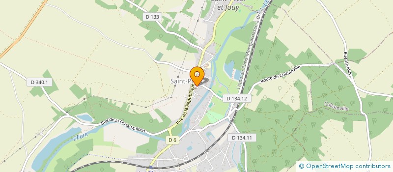 localisation de l'entreprise LA VIGNE DE SAINT-PREST à SAINT-PREST