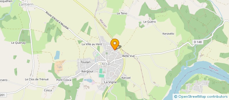 localisation de l'entreprise LA VIGNE MARINE  ARZAL