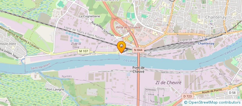 localisation de l'entreprise LA VIGNE NUMERIQUE à NANTES