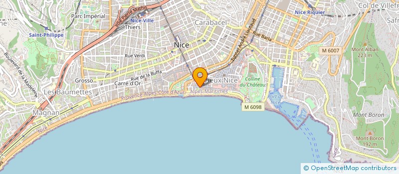 localisation de l'entreprise LA VIGNERAIE à NICE