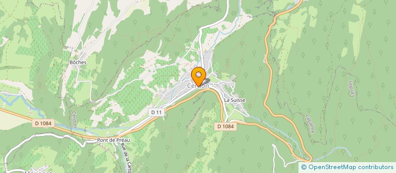 localisation de l'entreprise LA VIGNERONNE à CERDON