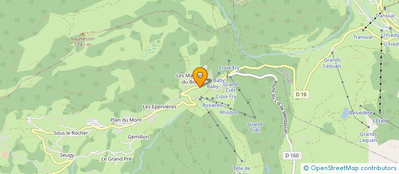 localisation de l'entreprise LA VIGNETTE  MANIGOD