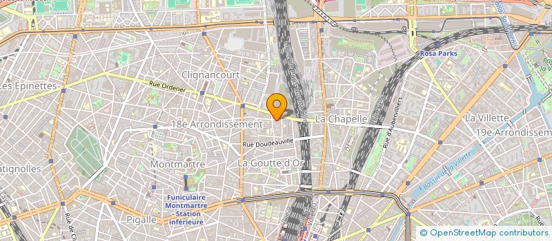 localisation de l'entreprise LA VIGNETTE  PARIS