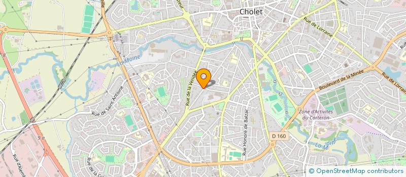 localisation de l'entreprise LA VIGOGNE à CHOLET