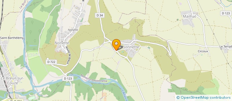 localisation de l'entreprise LA VIGUERIE  SAINT-GERMAIN-LEMBRON