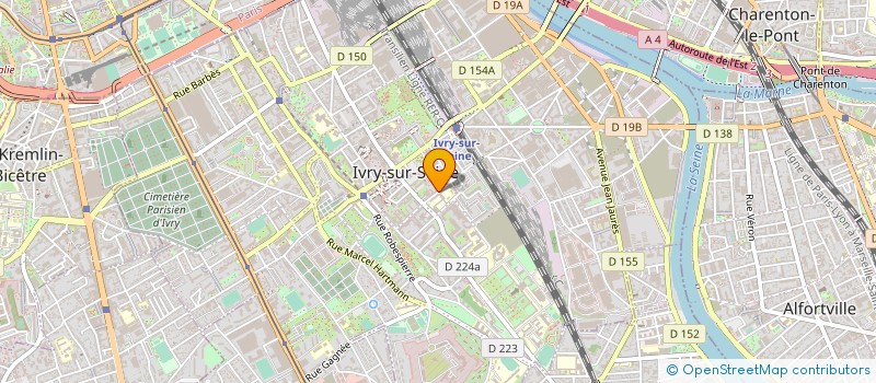 localisation de l'entreprise LA VILAINIE à IVRY-SUR-SEINE