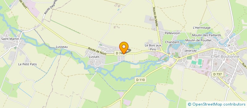 localisation de l'entreprise LA VILAINOISE à FONTENILLE-SAINT-MARTIN-D'ENTRAIGUES