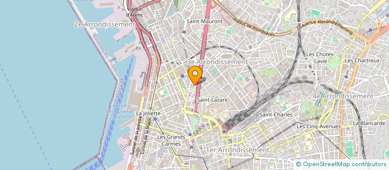 localisation de l'entreprise LA VILETTE DISTRIBUTION à MARSEILLE 3EME