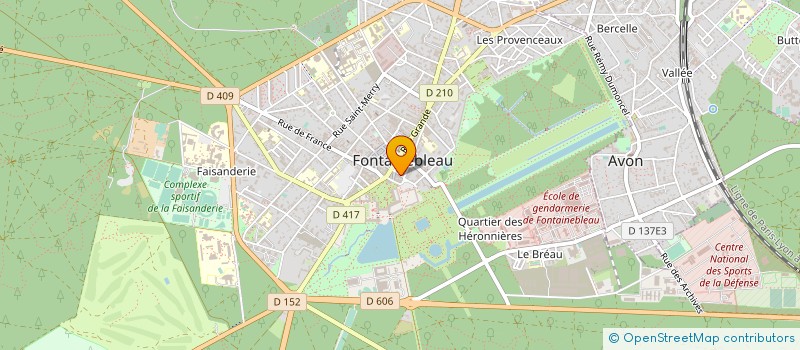 localisation de l'entreprise LA VILLA à FONTAINEBLEAU