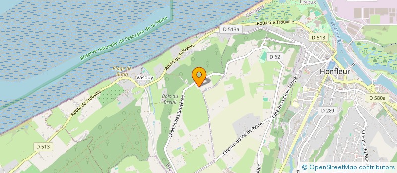 localisation de l'entreprise LA VILLA à EQUEMAUVILLE