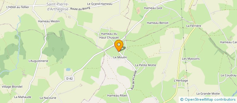 localisation de l'entreprise LA VILLA à SAINTE-ANNE