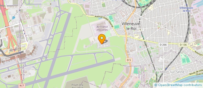 localisation de l'entreprise LA VILLA à VILLENEUVE-LE-ROI