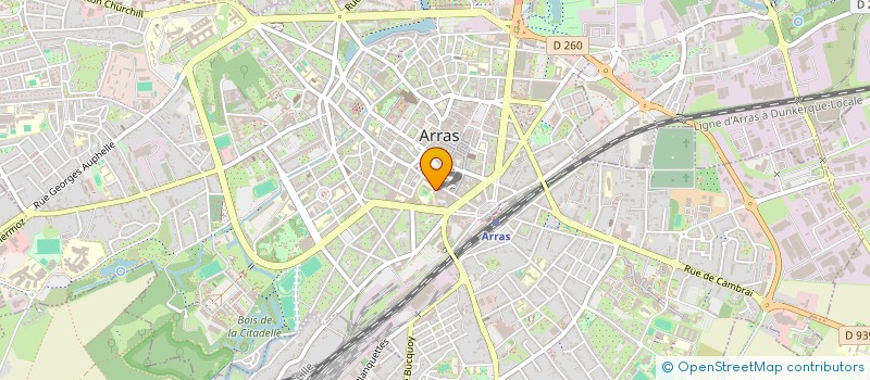 localisation de l'entreprise LA VILLA à ARRAS