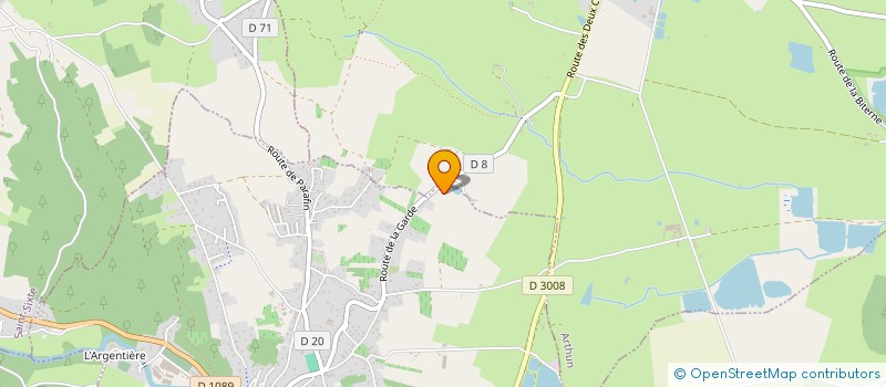 localisation de l'entreprise LA VILLA  BOEN-SUR-LIGNON