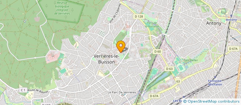 localisation de l'entreprise LA VILLA BM à VERRIERES-LE-BUISSON