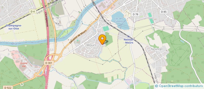 localisation de l'entreprise LA VILLA CARTHE  MOURS