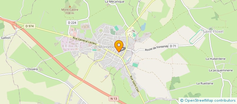 localisation de l'entreprise LA VILLA CASSINNE  MONTEBOURG