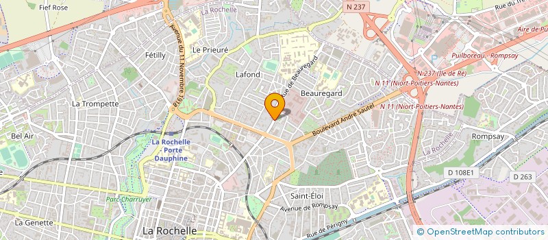 localisation de l'entreprise LA VILLA CECILE  LA ROCHELLE