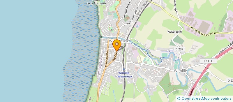 localisation de l'entreprise LA VILLA CONCIERGERIE  WIMEREUX