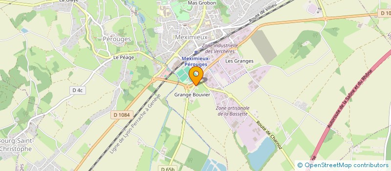 localisation de l'entreprise LA VILLA CORREZE à MEXIMIEUX