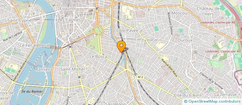 localisation de l'entreprise LA VILLA D'ALSACE à TOULOUSE