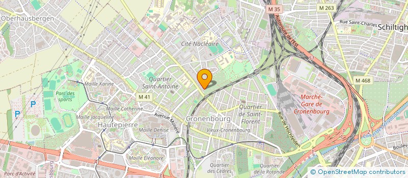 localisation de l'entreprise LA VILLA D'ASIE  STRASBOURG