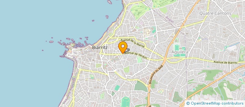 localisation de l'entreprise LA VILLA D'EAUZE à BIARRITZ