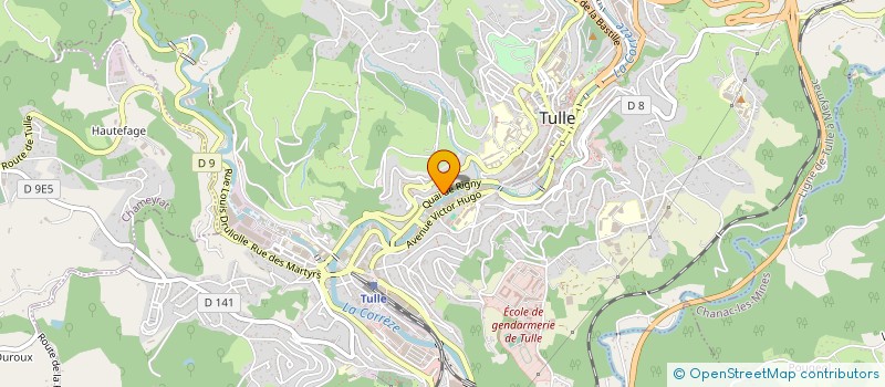 localisation de l'entreprise LA VILLA D'ESPAGNE à TULLE