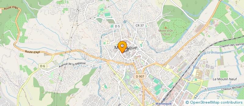 localisation de l'entreprise LA VILLA D'ESTE  MANOSQUE