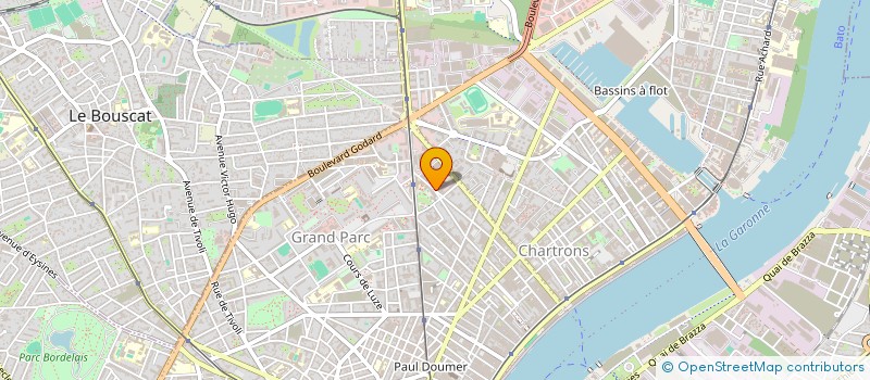 localisation de l'entreprise LA VILLA DE L'ACCOMPAGNEMENT  BORDEAUX