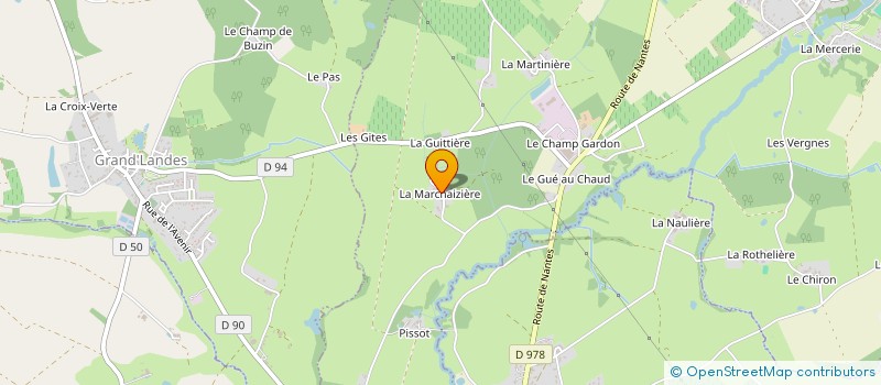 localisation de l'entreprise LA VILLA DE LA BORDERIE  SAINT-ETIENNE-DU-BOIS