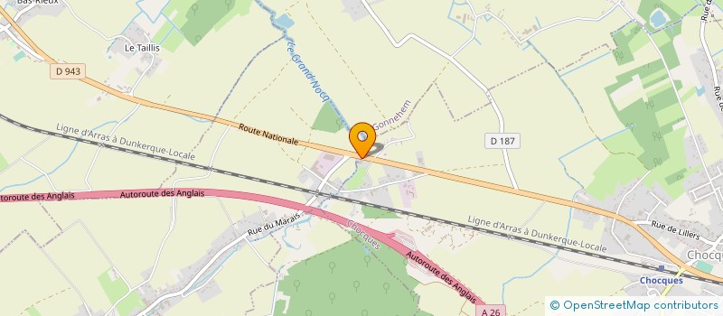 localisation de l'entreprise LA VILLA DES ANGES  CHOCQUES