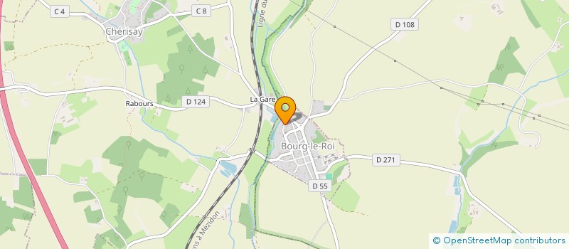 localisation de l'entreprise LA VILLA DES CALINS  BOURG-LE-ROI