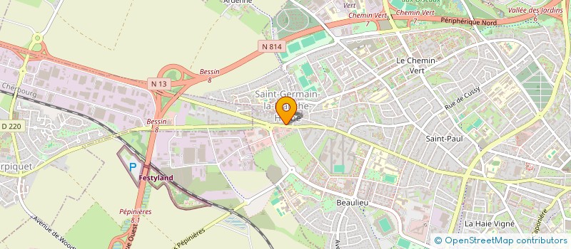 localisation de l'entreprise LA VILLA DES MARIES à CAEN