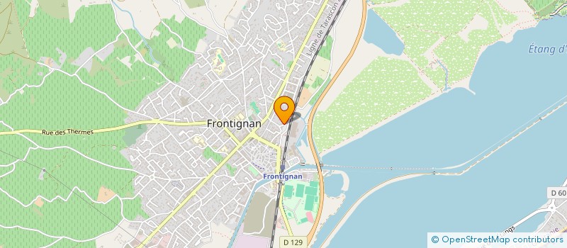 localisation de l'entreprise LA VILLA DES PETITOUS à FRONTIGNAN