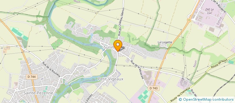 localisation de l'entreprise LA VILLA DES TILLEULS à NIORT