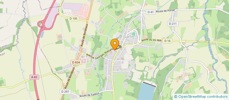 localisation de l'entreprise LA VILLA DU BEARN  GARLIN