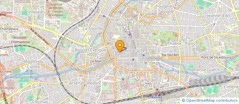 localisation de l'entreprise LA VILLA DU CHAPITRE à RENNES