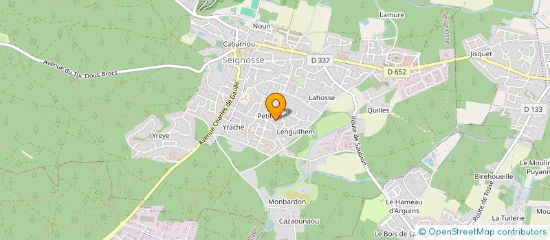 localisation de l'entreprise LA VILLA DU GOLF  SEIGNOSSE