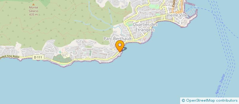 localisation de l'entreprise LA VILLA DU GOLFE à AJACCIO