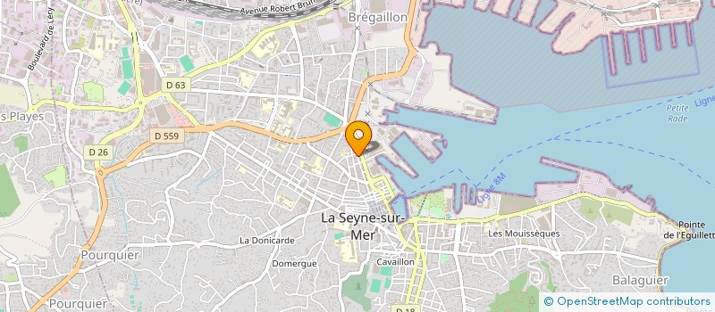 localisation de l'entreprise LA VILLA DU YOGA à LA SEYNE-SUR-MER