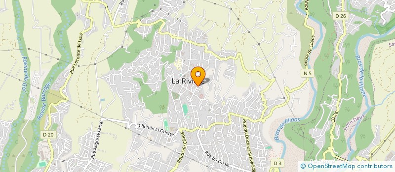 localisation de l'entreprise LA VILLA FLEURIE  SAINT-LOUIS