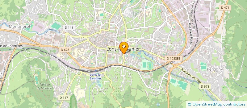 localisation de l'entreprise LA VILLA GEM  LONS-LE-SAUNIER