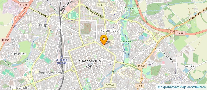 localisation de l'entreprise LA VILLA JOSEPHA  LA ROCHE-SUR-YON