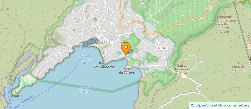 localisation de l'entreprise LA VILLA MADIE à CASSIS