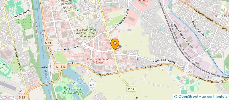 localisation de l'entreprise LA VILLA MARAGA  BOE