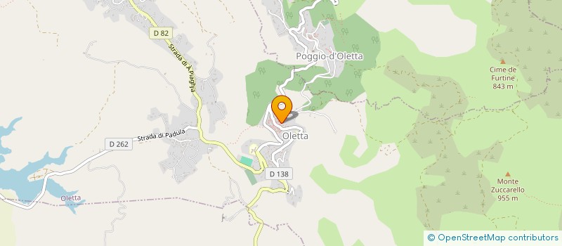 localisation de l'entreprise LA VILLA MONSERATO à OLETTA