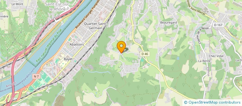 localisation de l'entreprise LA VILLA MOUM  VIENNE